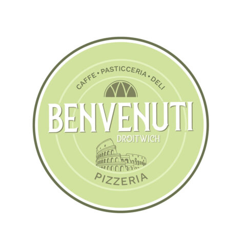 Benvenuti Pizzeria Logo Design