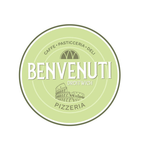 Benvenuti Pizzeria Logo Design