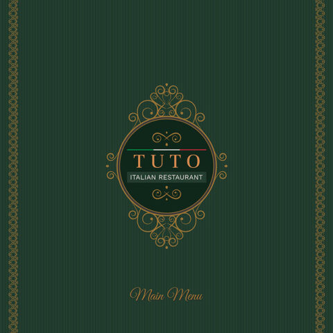 Tuto Restaurant London Graphic Designs