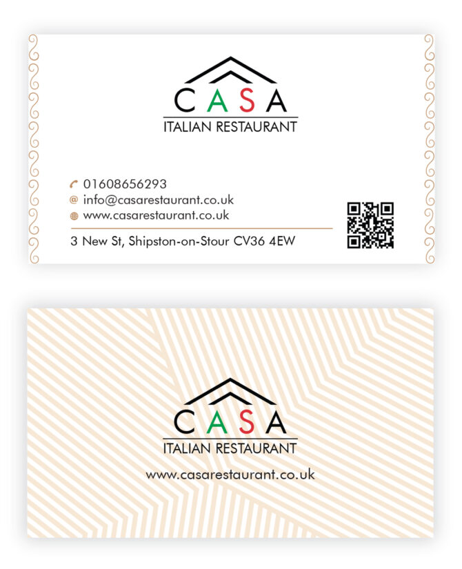 Casa Restaurant Business Card