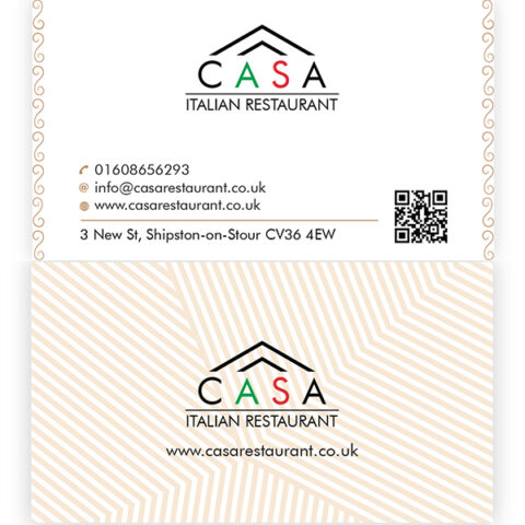 Casa Restaurant Business Card