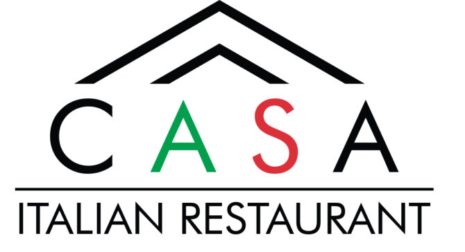 casa restaurant logo design